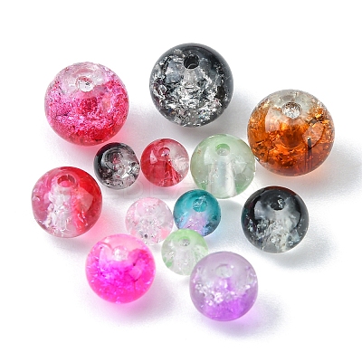 1880Pcs 24 Style Transparent Crackle Glass Beads CCG-YW0001-16-1