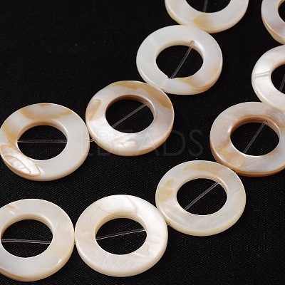 Natural White Shell Beads Strands PBB-XXBK014Y-13-1