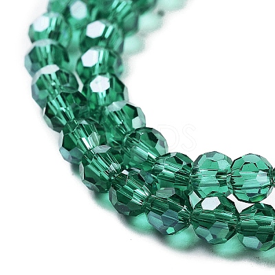 Electroplate Transparent Glass Beads Strands LS-EGLA-A035-T4mm-A18-1