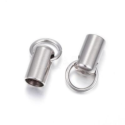 Tarnish Resistant 201 Stainless Steel Cord Ends STAS-E120-02-5mm-1