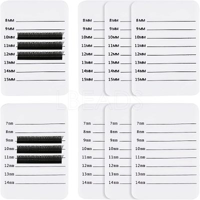 8Pcs 2 Style Acrylic False Eyelashes Display Board MRMJ-CA0001-28-1
