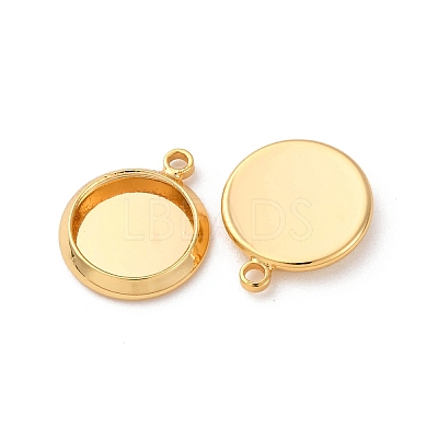 Brass Pendant Cabochon Settings KK-F898-20A-G-1
