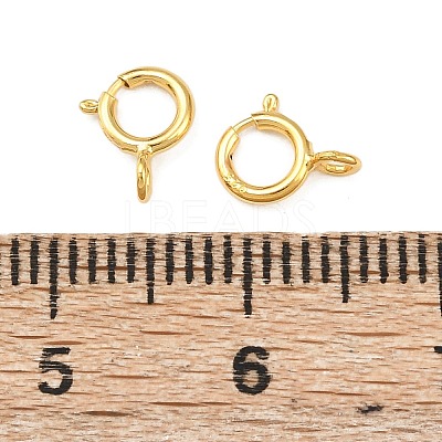 925 Sterling Silver Spring Ring Clasps STER-K167-076A-G-1