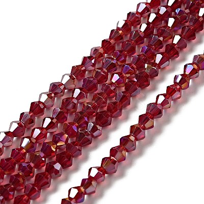 Glass Beads Strands EGLA-S056-11-1