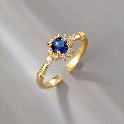 Brass Open Cuff Rings for Women VP2144-1