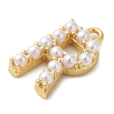 Plastic Imitation Pearl Pendants KK-P230-17G-R-1