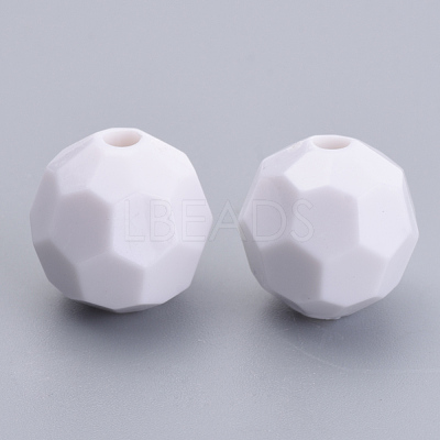 Opaque Acrylic Beads X-SACR-S300-05A-01-1