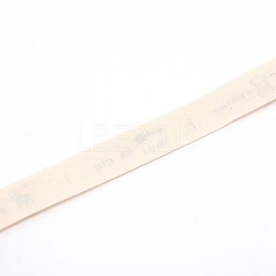 Polycotton(Polyester Cotton) Ribbon OCOR-WH0064-35B-1