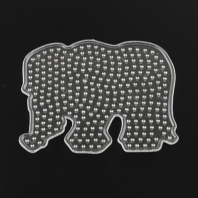 Elephant ABC Plastic Pegboards used for 5x5mm DIY Fuse Beads X-DIY-Q009-27-1