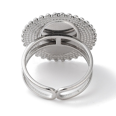 Ion Plating(IP) 304 Stainless Steel Ring RJEW-B059-03P-02-1