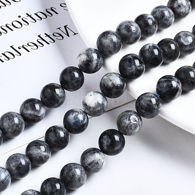 Natural Labradorite Beads Strands G-N328-49D-01-1