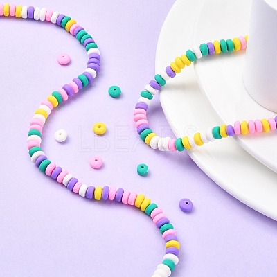 Handmade Polymer Clay Beads Strands CLAY-N008-008L-1
