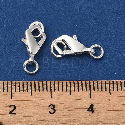 925 Sterling Silver Lobster Claw Clasps STER-D006-21S-1