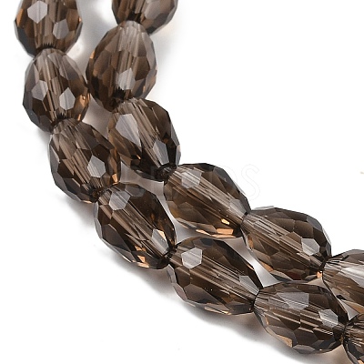 Transparent Glass Beads Strands EGLA-N013-T8mm-D27-1