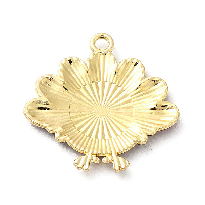 Cute Printed Alloy Pendants ENAM-L040-002A-08-1
