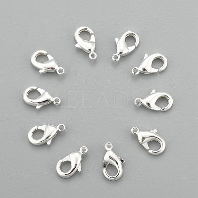 Brass Lobster Claw Clasps KK-901-S-1