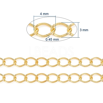 Brass Twisted Chains CHC-Q001-02G-1