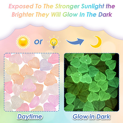 Luminous Transparent Acrylic Beads LACR-TA0001-07C-1