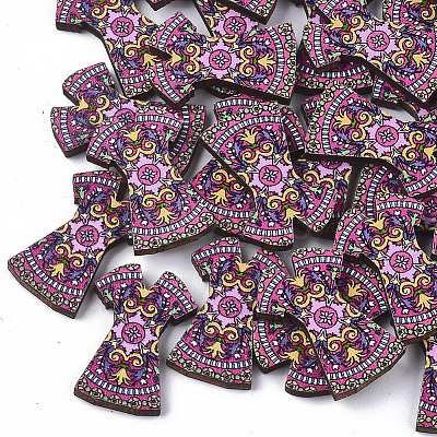 Printed Basswood Cabochons LS-WOOD-S045-082A-1