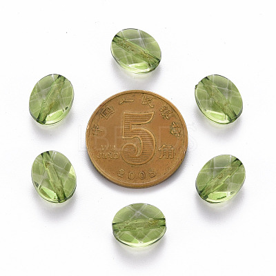 Transparent Acrylic Beads TACR-S154-18A-83-1