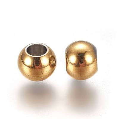 Ion Plating(IP) 304 Stainless Steel Spacer Beads X-STAS-L222-42C-G-1