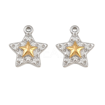 Star 304 Stainless Steel Rhinestone Settings STAS-F366-04GP-1