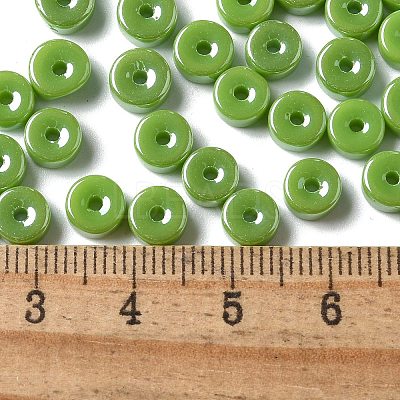 Opaque Colours Luster Glass Seed Beads SEED-E001-P3x6mm-A11-1