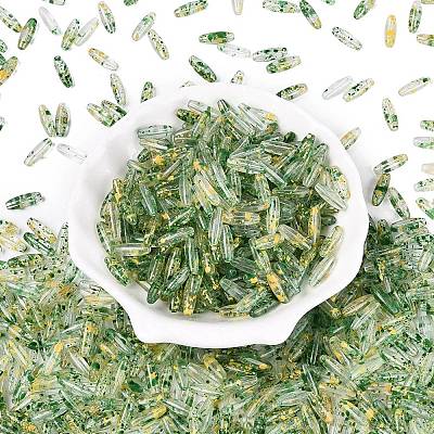 Picasso Transparent Glass Seed Beads SEED-N012-11H-1