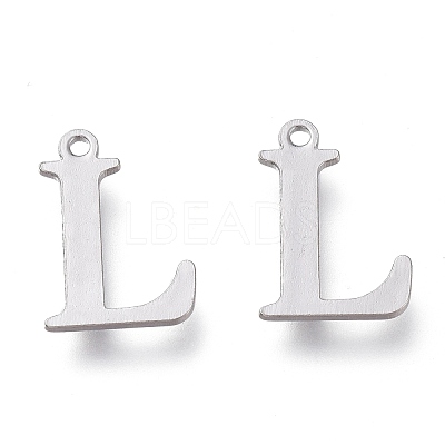 Tarnish Resistant 304 Stainless Steel Charms STAS-H112-L-P-1