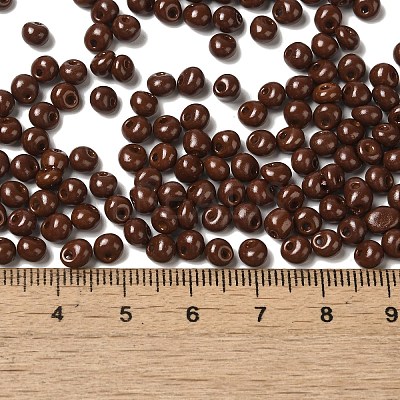 6/0 Opaque Baking Paint Glass Seed Beads X1-SEED-M012-02A-14-1
