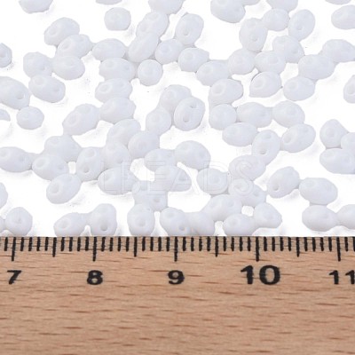 Opaque Luster Czech Glass Seed Beads SEED-N004-005-D02-1