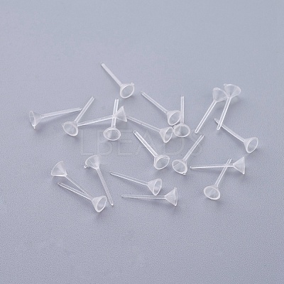 Plastic Stud Earring Findings KY-G006-02-5m-1