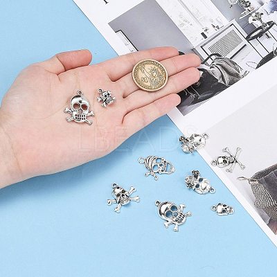 Tibetan Style Alloy Pendants TIBEP-MSMC018-M1AS-1