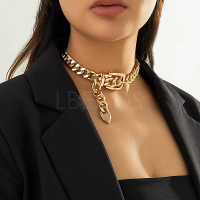CCB Belt Buckle Choker Necklaces IA9570-1-1