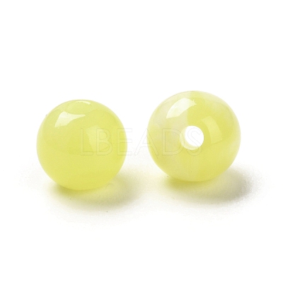 Imitation Jade Acrylic Beads X1-MACR-G066-01D-1