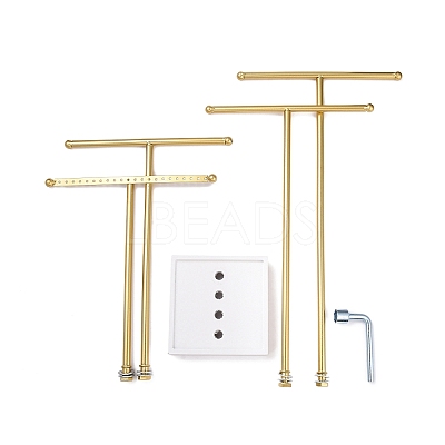 4-Tier Iron T-Bar Jewelry Display Risers ODIS-C008-03G-1