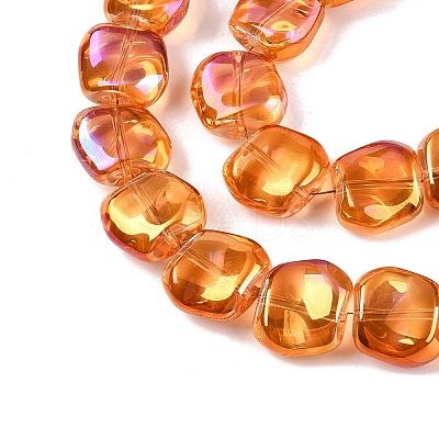Electroplate Glass Beads Strands EGLA-N012-07L-1