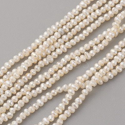 Natural Cultured Freshwater Pearl Beads Strands PEAR-G007-42-01-1