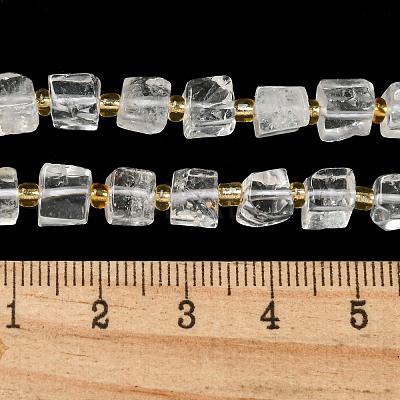 Natural Quartz Crystal Beads Strands G-G053-B15-01A-1
