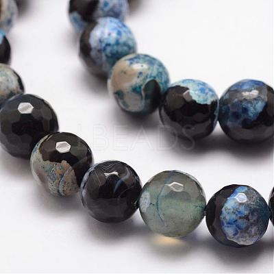 Natural Fire Crackle Agate Bead Strands G-K166-06F-10mm-05-1