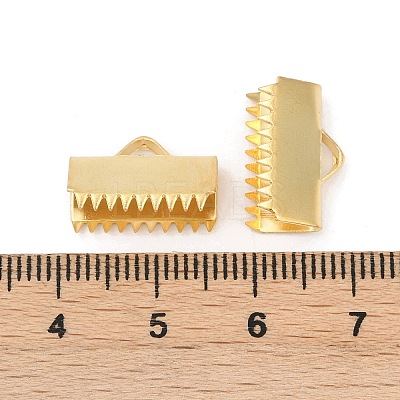 304 Stainless Steel Ribbon Crimp Ends X1-STAS-E471-05L-G-1