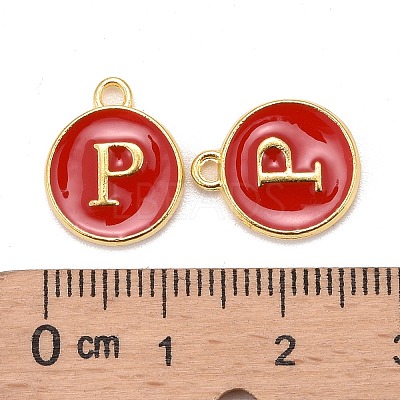 Golden Plated Alloy Enamel Charms LS-ENAM-S118-03P-1