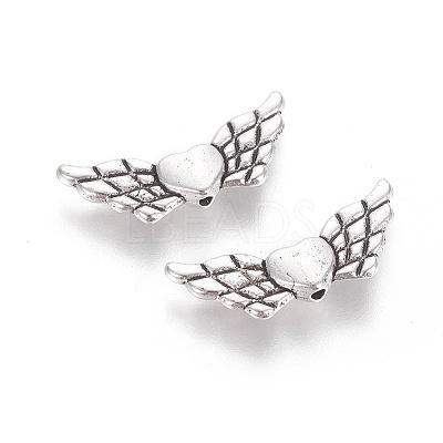 Tibetan Style Alloy Angeltee Beads LS-TIBEB-5494-AS-RS-1