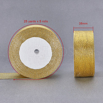 Glitter Metallic Ribbon OCOR-T001-38mm-JC-1