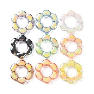 Opaque Acrylic with Enamel Beads MACR-D029-02-1