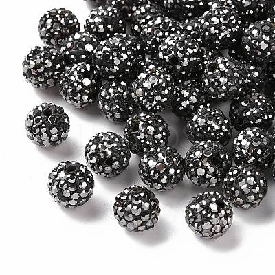 Pave Disco Ball Beads RB-A130-10mm-8-1
