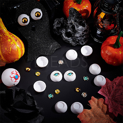 Plastic Doll Eyes DIY-PH0009-45-1
