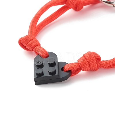 Polyester & Spandex Cord Bracelet Sets BJEW-JB06367-01-1