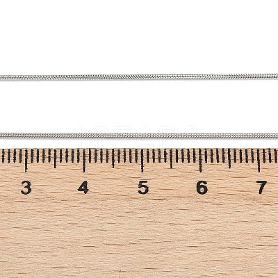 Tarnish Resistant 304 Stainless Steel Snake Chain Necklaces NJEW-F196-14P-1