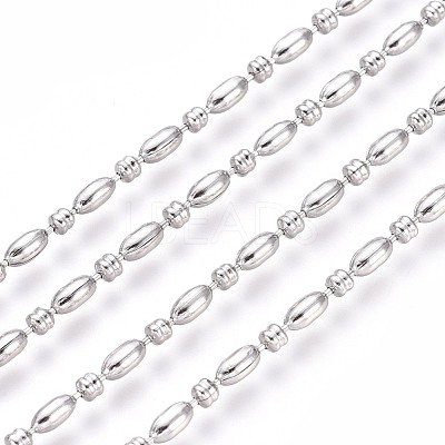 Non-Tarnish 304 Stainless Steel Ball Chains CHS-L024-022E-1